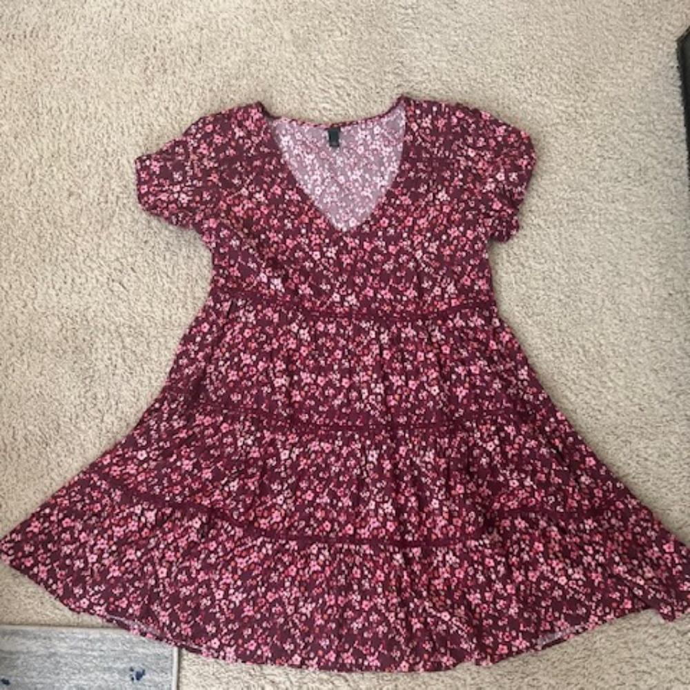 Wild Fable Floral Puff Sleeve Dress